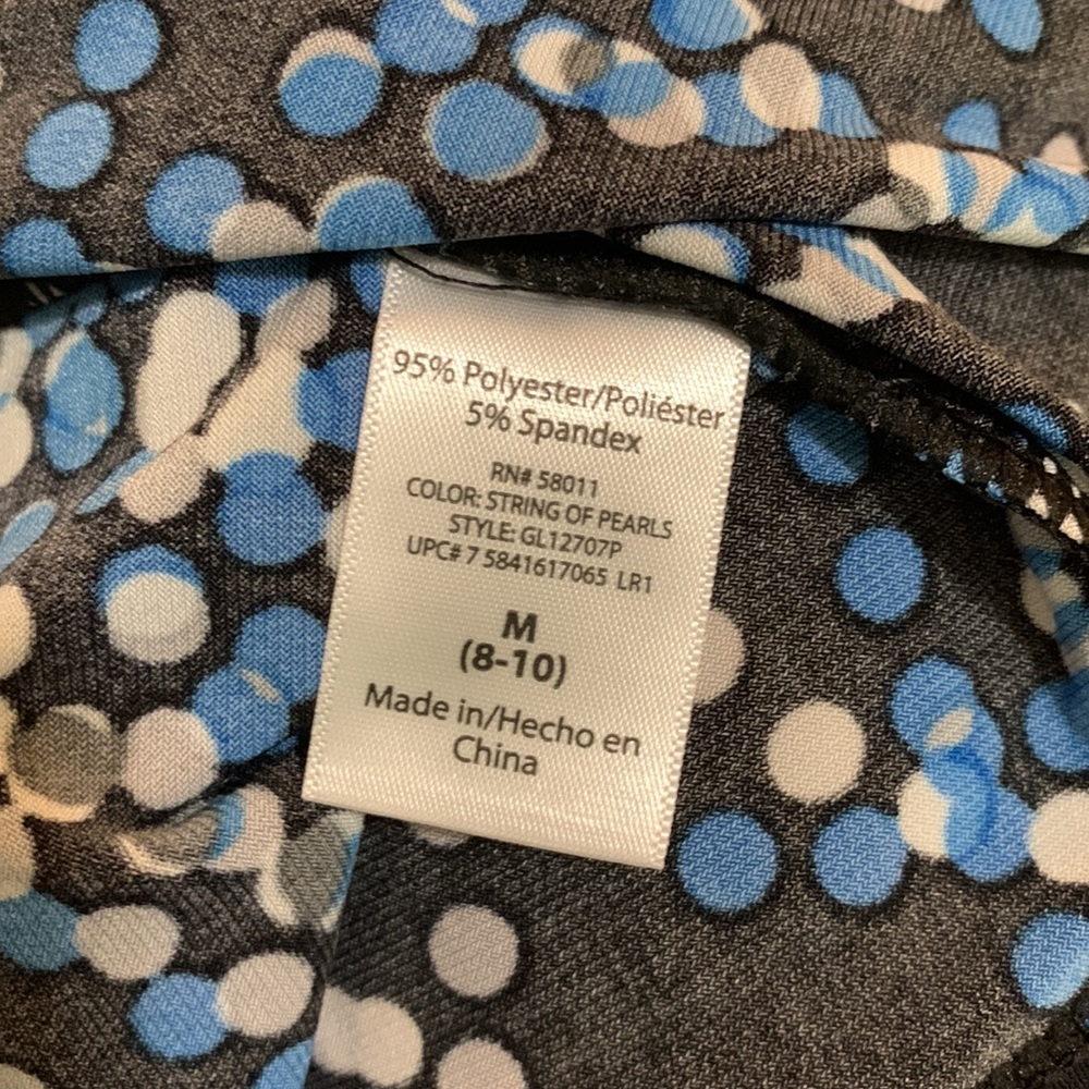 EUC Blue Polka Dot Wrap Dress - Picture 11 of 11